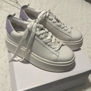 NEW White platform sneakers ASH size 7